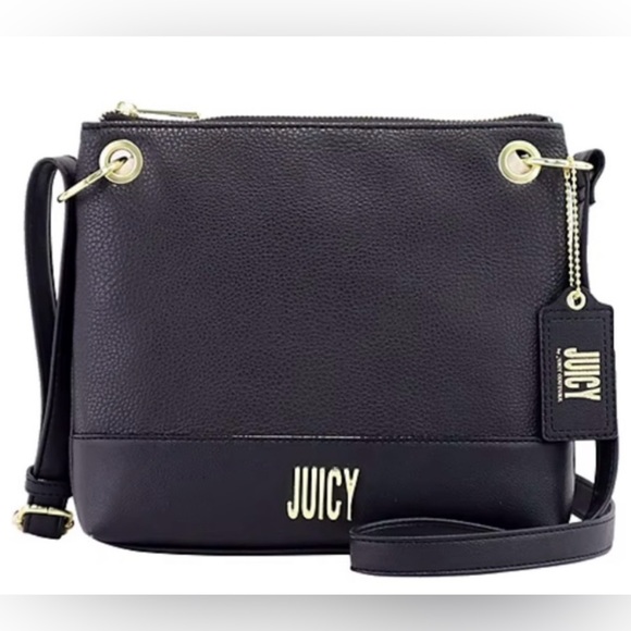 JUICY COUTURE CROSSBODY BAG BLACK - Picture 1 of 4